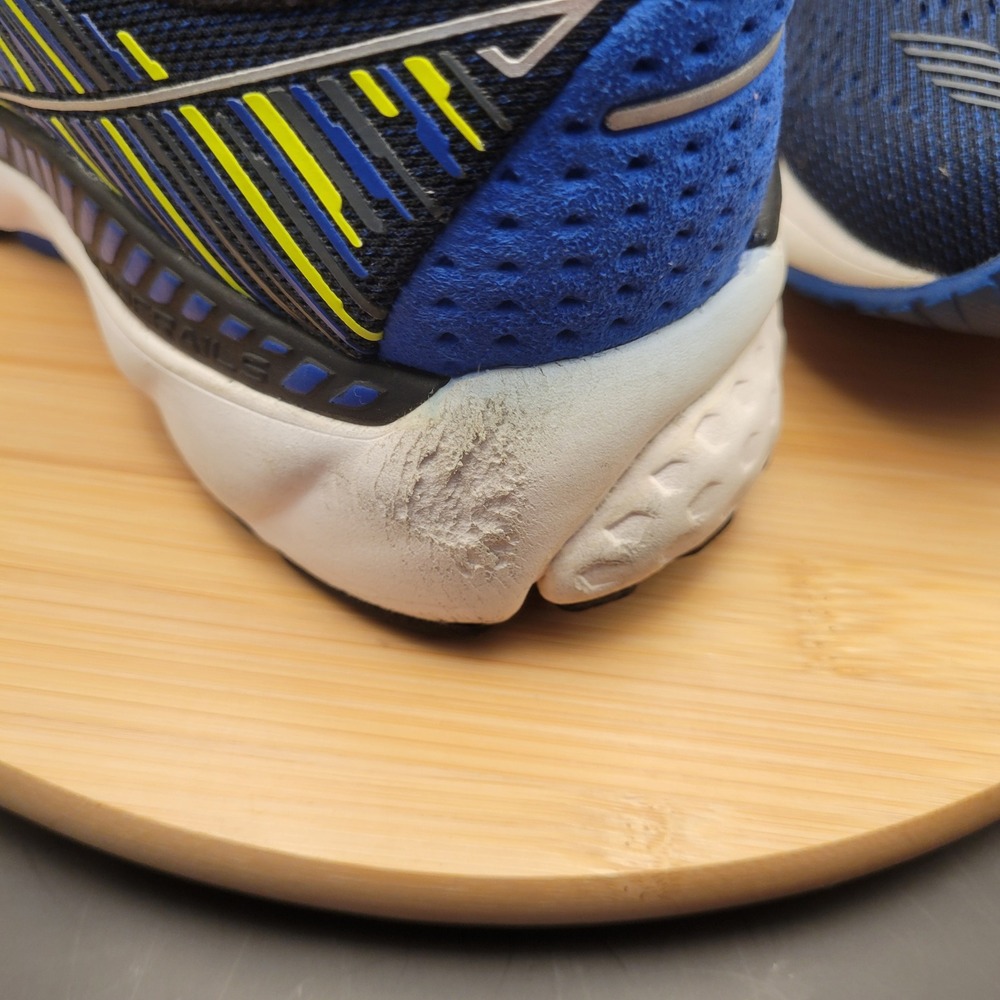 Brooks Adrenaline GTS 19 Mens Navy Blue Yellow Running Shoes 1102941D069 Size 9 - Picture 10 of 11